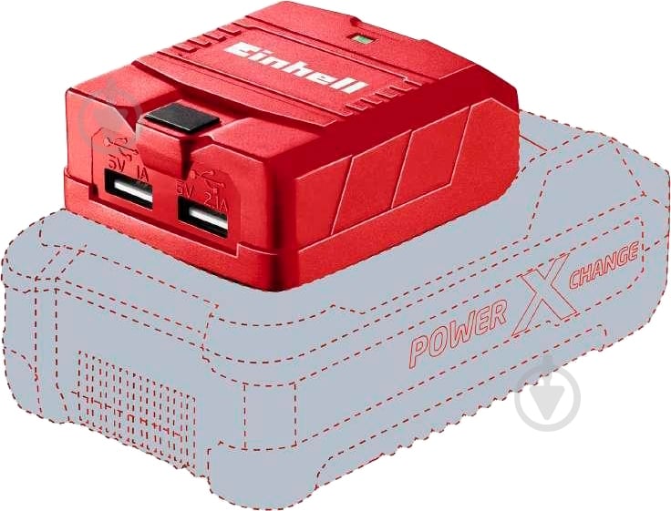 Адаптер Einhell Power X-change TE-CP 18 Li USB 4514120 - фото 1 Адаптер Einhell Power X-change TE-CP 18 Li USB 4514120 - фото 1