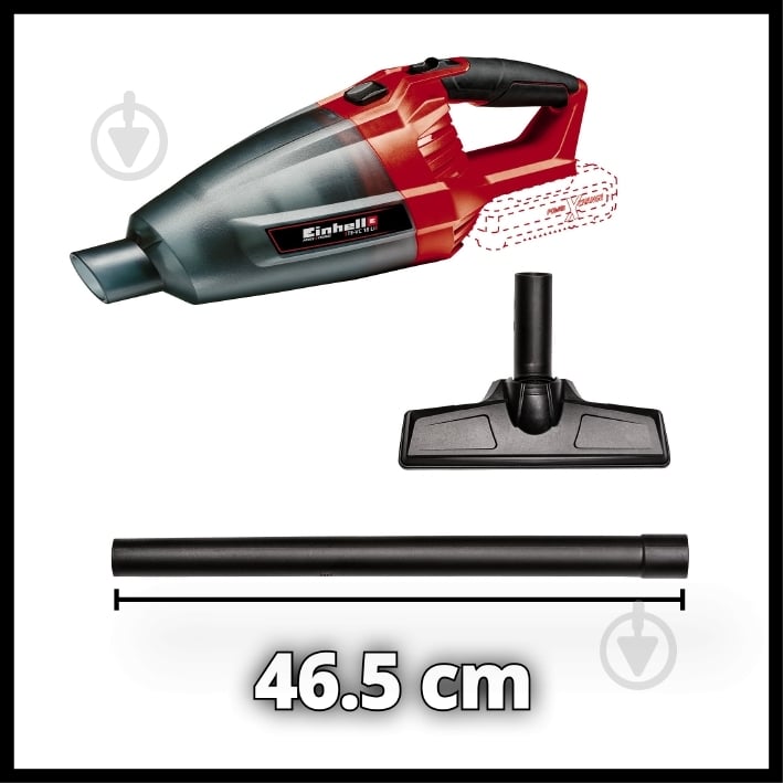 Пилосос автомобільний Einhell акумуляторний PXC TE-VC 18 Li - Solo 2347120 - фото 7