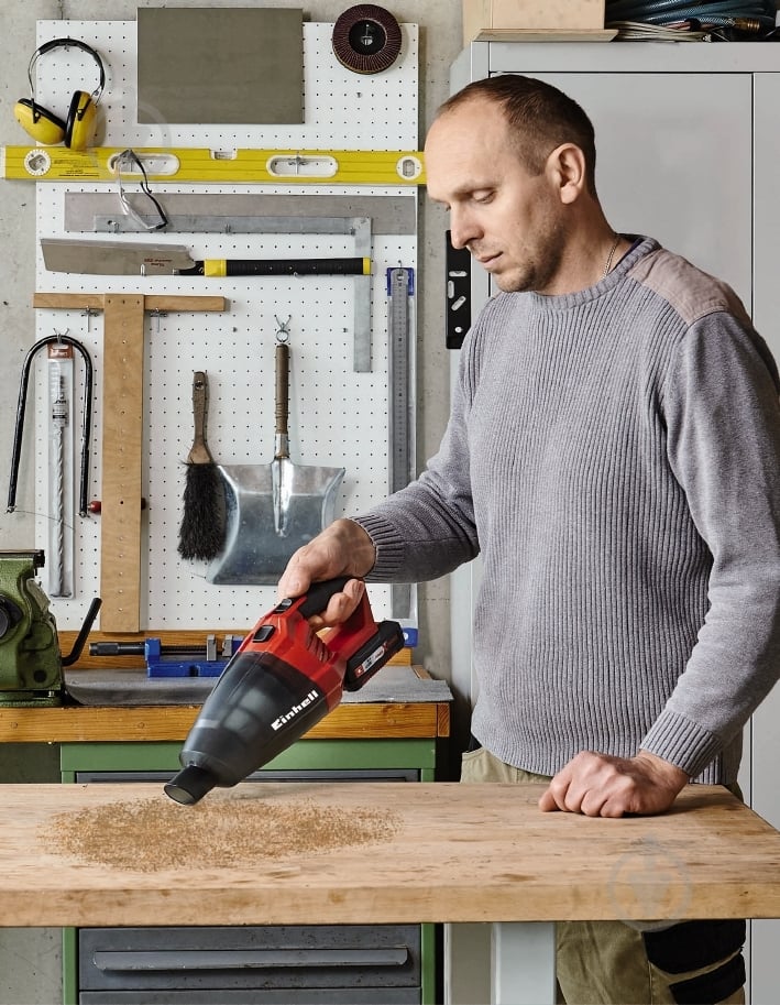 Пилосос автомобільний Einhell акумуляторний PXC TE-VC 18 Li - Solo 2347120 - фото 4