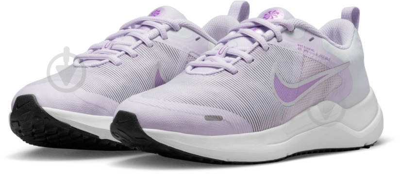 Кроссовки для девочек Nike DOWNSHIFTER 12 DM4194-500 р.38 серо-розовые - фото 5
