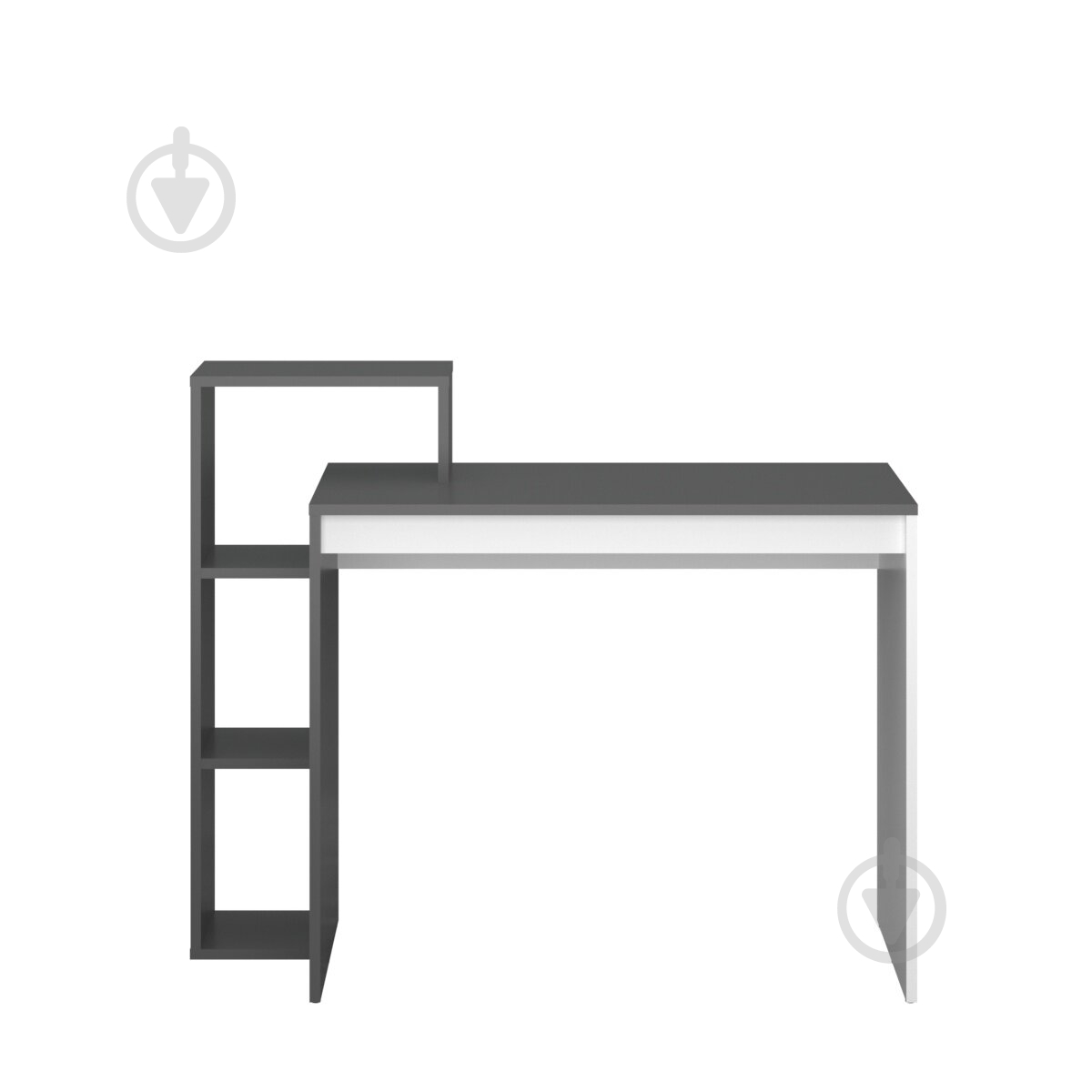 Стол письменный VMV Holding 910х1100х400 мм графит/белый/графит - фото 2 Стол письменный VMV Holding 910х1100х400 мм графит/белый/графит - фото 2