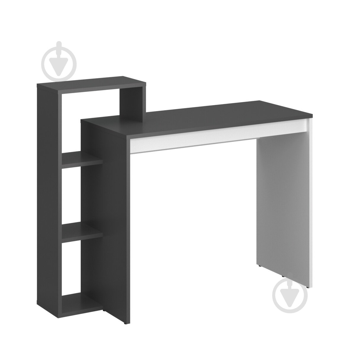 Стол письменный VMV Holding 910х1100х400 мм графит/белый/графит - фото 1 Стол письменный VMV Holding 910х1100х400 мм графит/белый/графит - фото 1