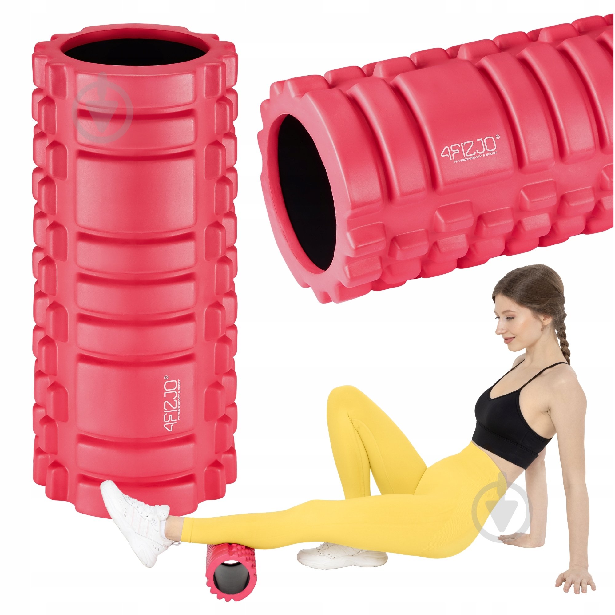 Массажный валик 4fizjo 33 x 14 см (валик, роллер) 4FJ0084 Pink - фото 1 Массажный валик 4fizjo 33 x 14 см (валик, роллер) 4FJ0084 Pink - фото 1