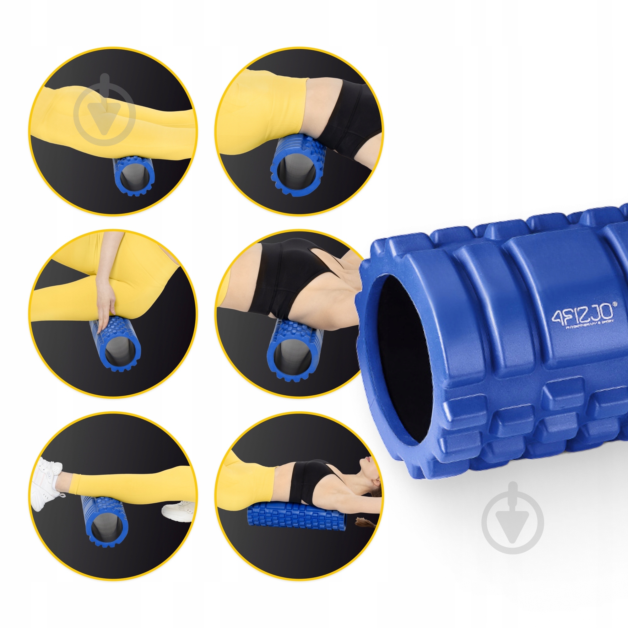 Массажный валик 4fizjo 45 x 13.5 см (валик, роллер) 4FJ0106 Blue - фото 6 Массажный валик 4fizjo 45 x 13.5 см (валик, роллер) 4FJ0106 Blue - фото 6