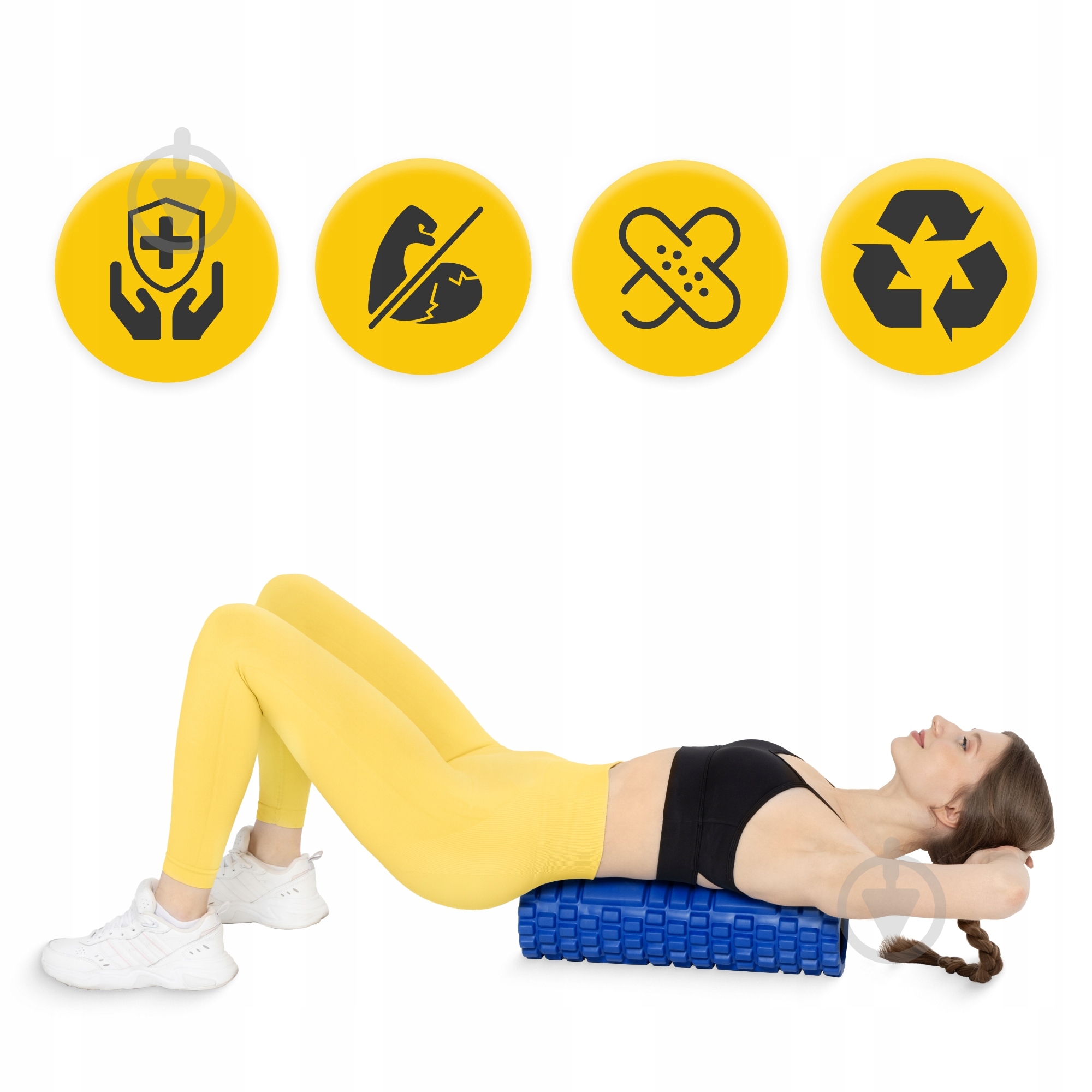 Массажный валик 4fizjo 45 x 13.5 см (валик, роллер) 4FJ0106 Blue - фото 9 Массажный валик 4fizjo 45 x 13.5 см (валик, роллер) 4FJ0106 Blue - фото 9