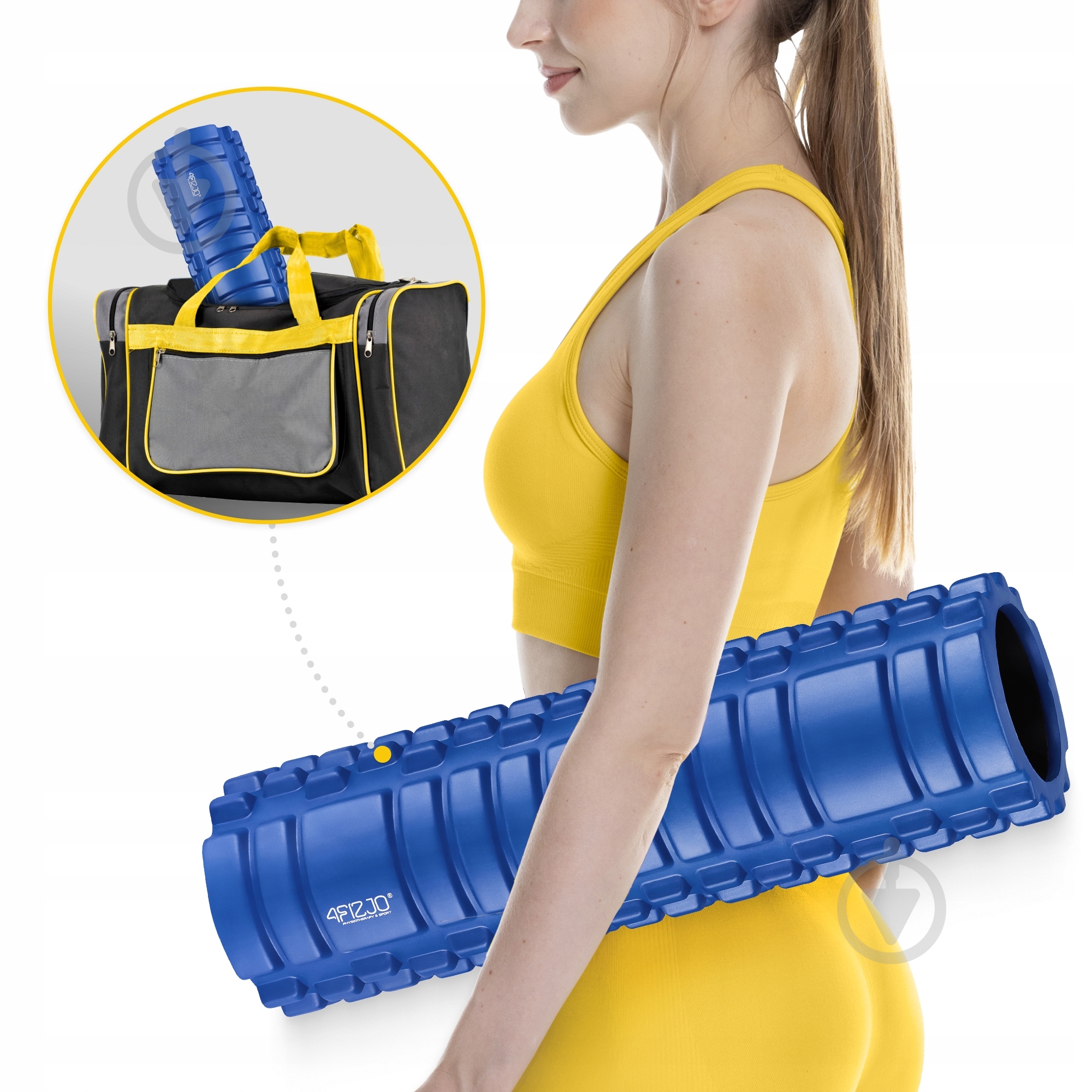 Массажный валик 4fizjo 45 x 13.5 см (валик, роллер) 4FJ0106 Blue - фото 7 Массажный валик 4fizjo 45 x 13.5 см (валик, роллер) 4FJ0106 Blue - фото 7