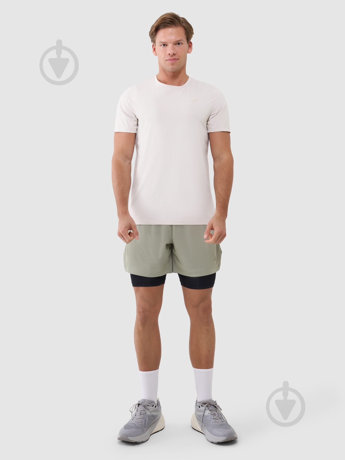 Футболка 4F TSHIRT FNK M1215 4FWSS25TFTSM1215-12S р.2XL бежевий - фото 6