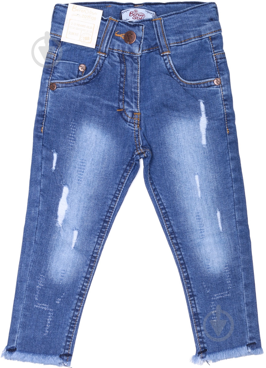 Джинси Beren Style 6039 р.98 синій - фото 1