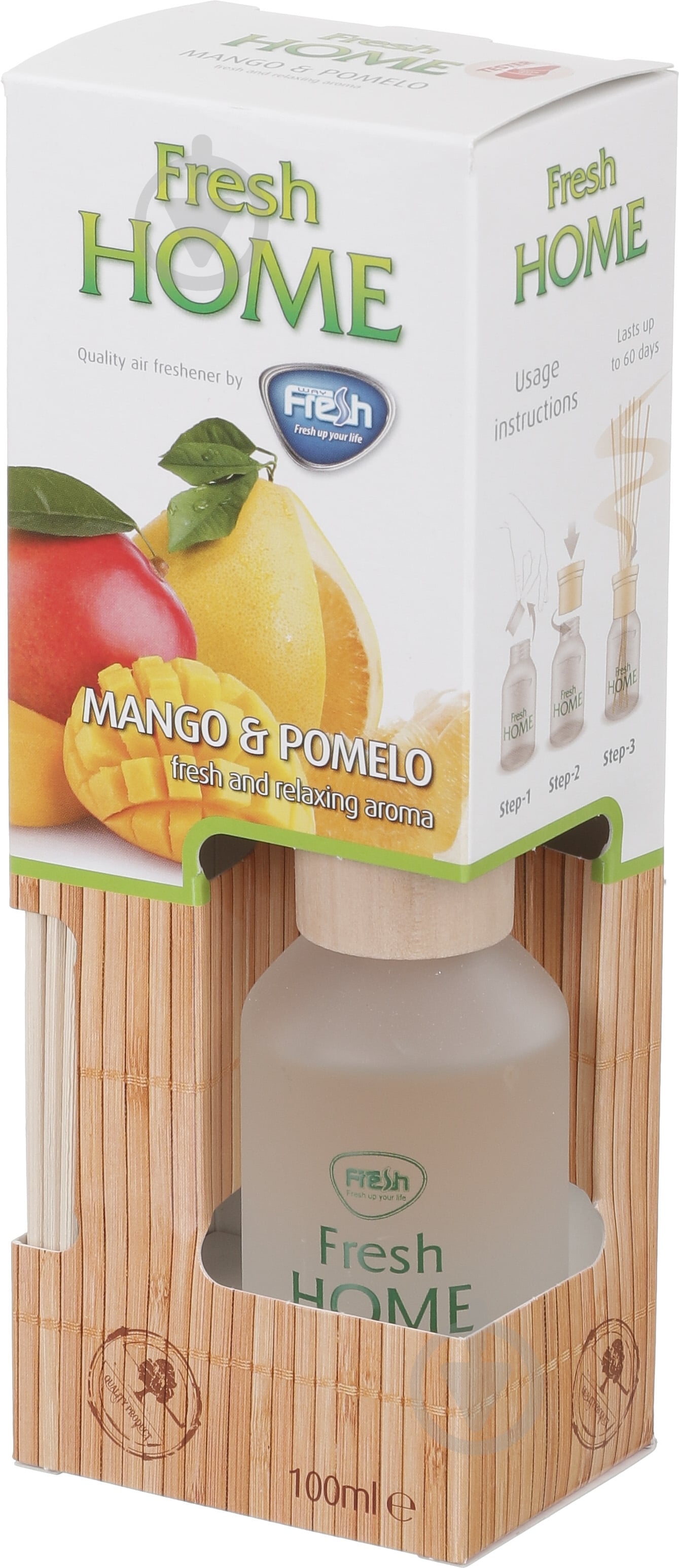 Аромадифузор для дому FRESHWAY Mango&Pomelo Манго та помело - фото 1