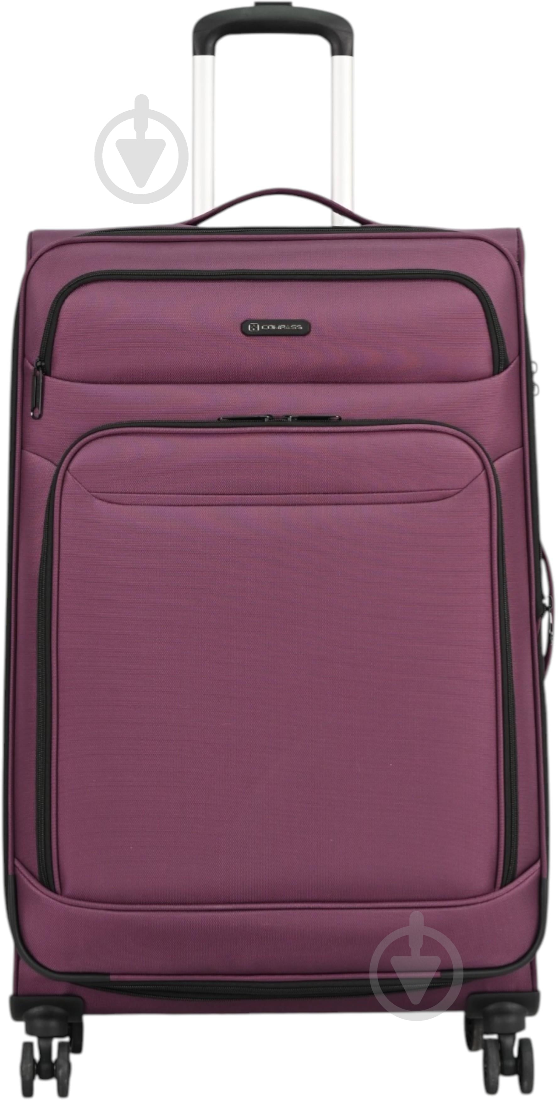 Чемодан Compass MS-3050 S 35 л фиолетовый - фото 1 Чемодан Compass MS-3050 S 35 л фиолетовый - фото 1