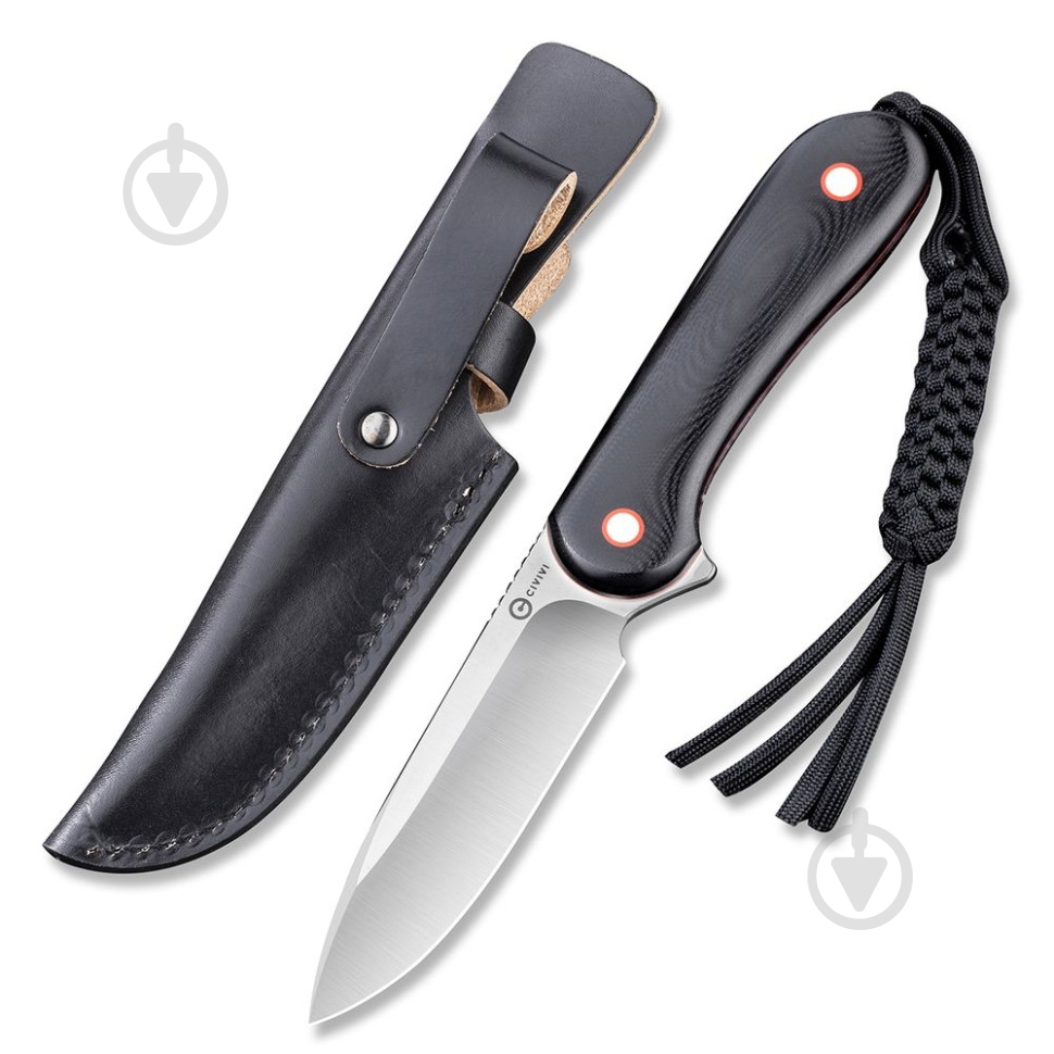 Нож тактический Civivi Fixed Blade Elementum, черный C2104A - фото 4 Нож тактический Civivi Fixed Blade Elementum, черный C2104A - фото 4