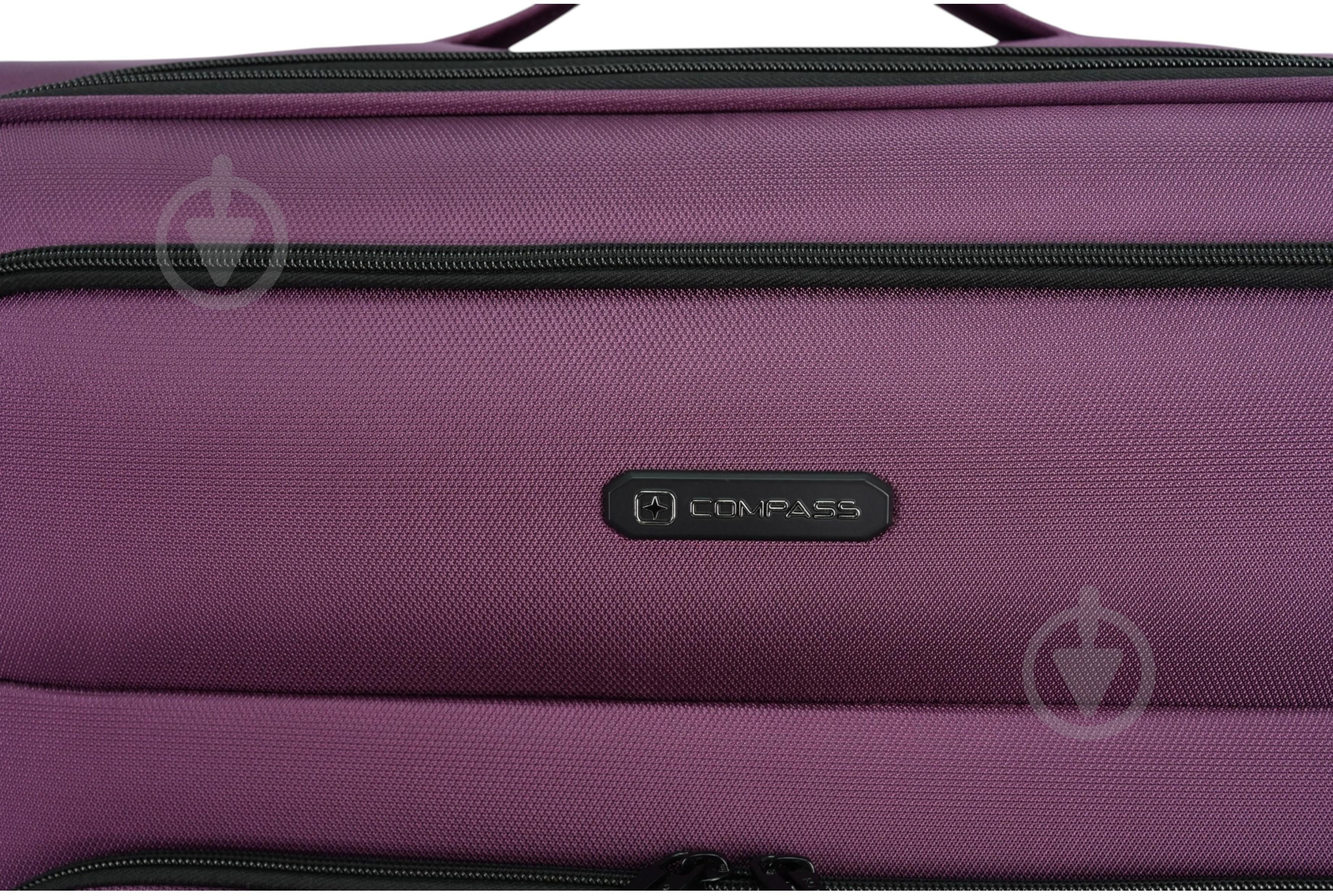 Чемодан Compass MS-3050 L 88 л фиолетовый - фото 15 Чемодан Compass MS-3050 L 88 л фиолетовый - фото 15