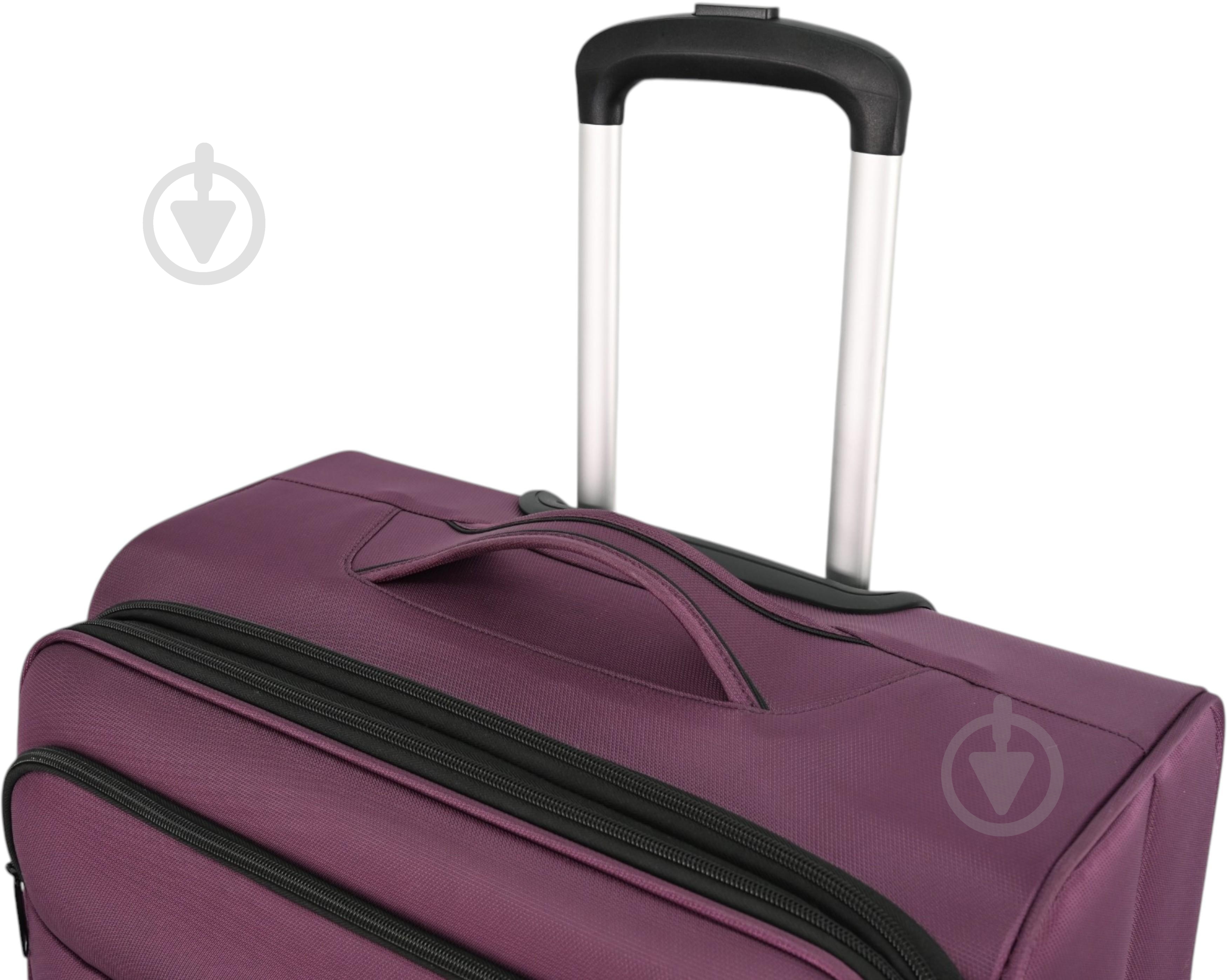Чемодан Compass MS-3050 M 62 л фиолетовый - фото 11 Чемодан Compass MS-3050 M 62 л фиолетовый - фото 11