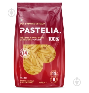 Макароны Pastelia Перья 400 г - фото 1 Макароны Pastelia Перья 400 г - фото 1