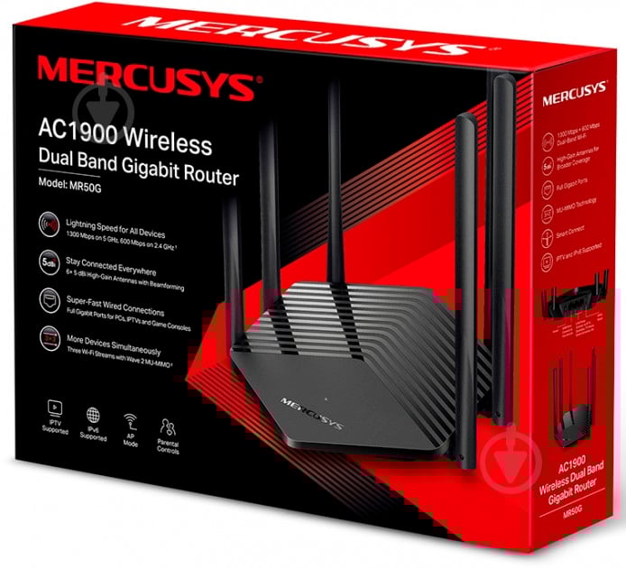 Wi-Fi-роутер Mercusys MR50G - фото 3
