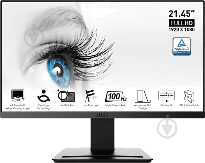 Монитор MSI PRO MP223 21,45" (PRO MP223) - фото 1 Монитор MSI PRO MP223 21,45" (PRO MP223) - фото 1
