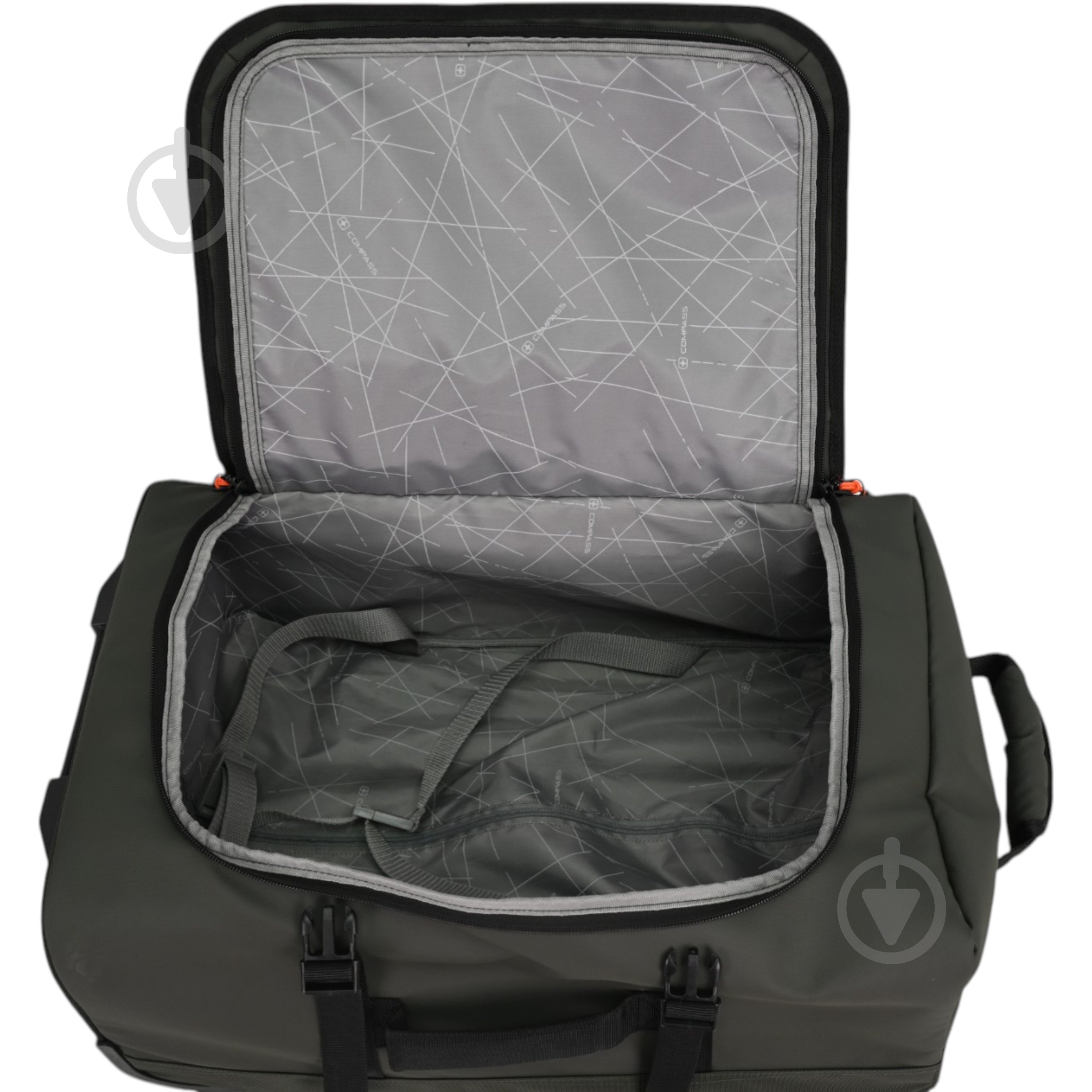 Сумка дорожня Compass MS-3025 M 58 л хакі - фото 14 Сумка дорожня Compass MS-3025 M 58 л хакі - фото 14