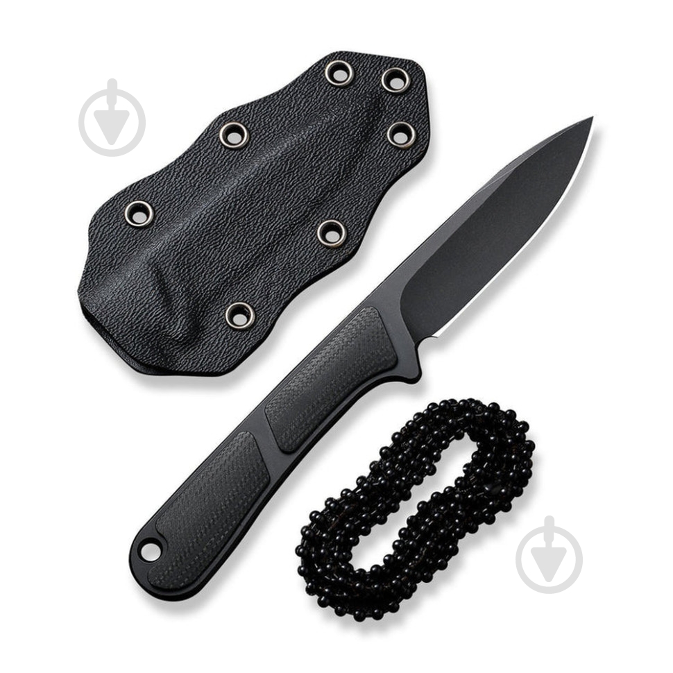 Нож тактический Civivi Mini Elementum Fixed Blade, черный C23010-1 - фото 2