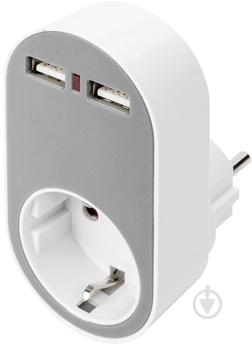 Зарядний пристрій Digitus Universal USB + Power Socket (DA-70617) - фото 1 Зарядний пристрій Digitus Universal USB + Power Socket (DA-70617) - фото 1