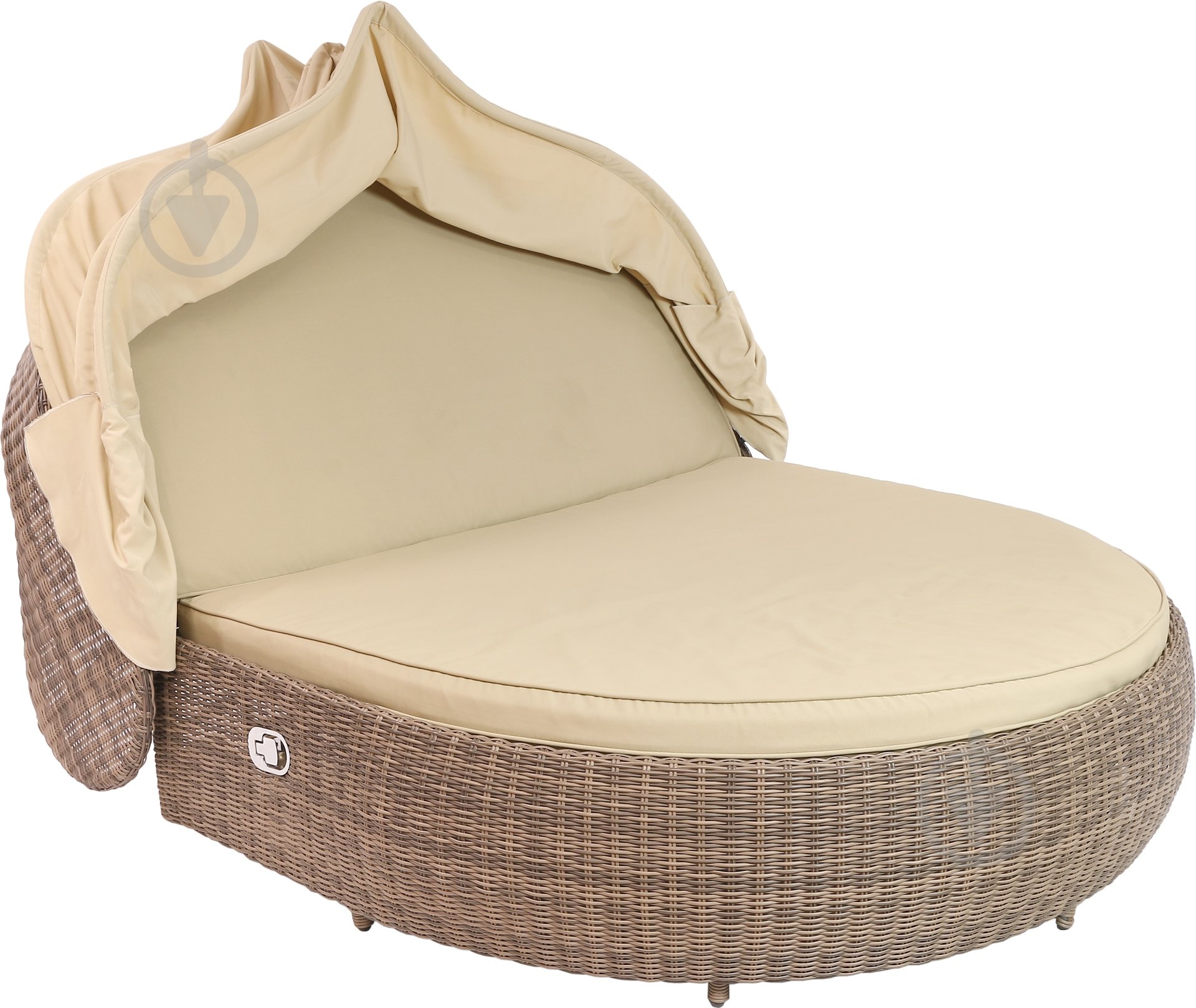 Комплект мебели Cruzo Sunbed set 145х192 см коричневый - фото 3