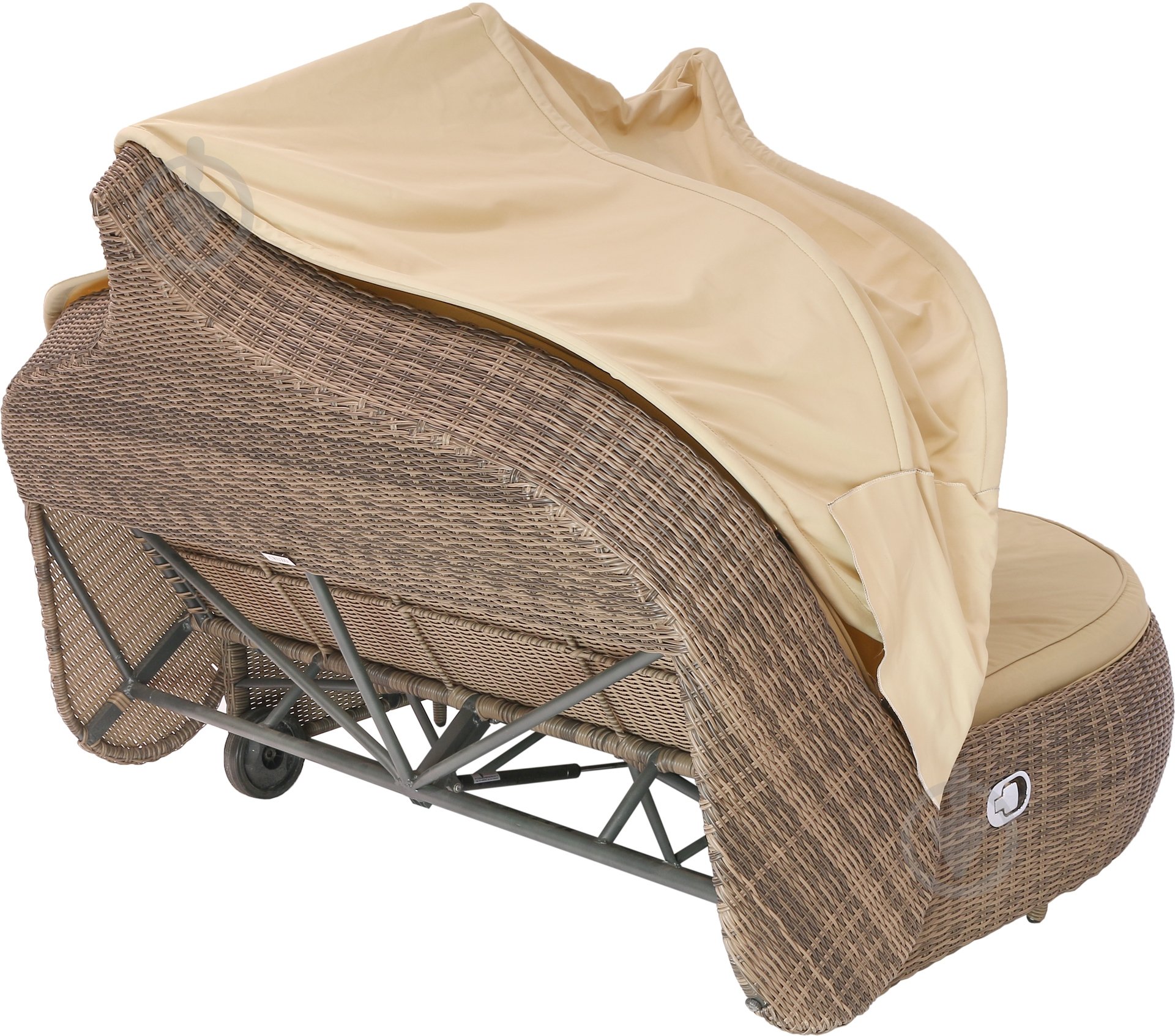 Комплект мебели Cruzo Sunbed set 145х192 см коричневый - фото 5