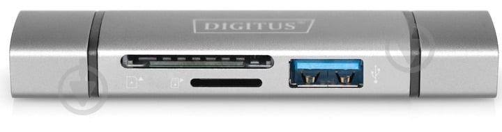 Кардридер Digitus USB-C/USB 3.0 SD/MicroSD (DA-70886) - фото 2