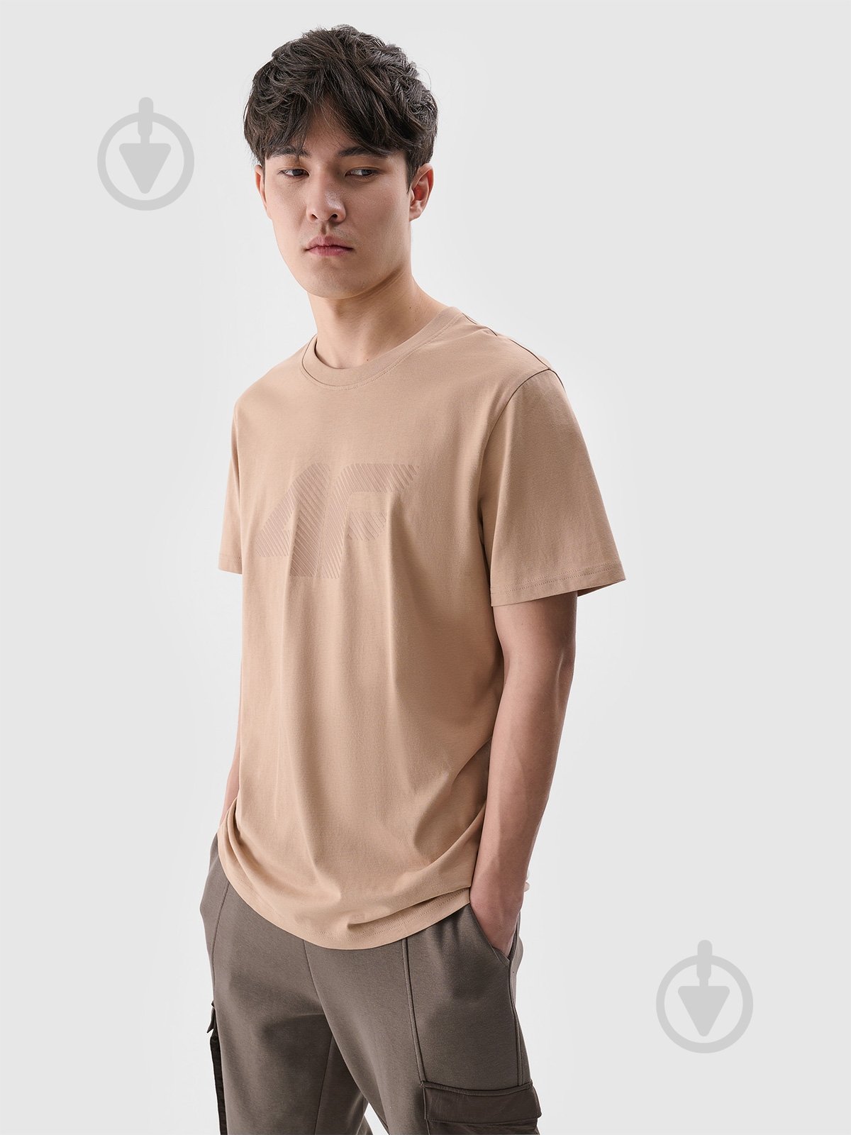 Футболка 4F TSHIRT M2075 4FWSS25TTSHM2075-83S р.2XL бежевий - фото 1 Футболка 4F TSHIRT M2075 4FWSS25TTSHM2075-83S р.2XL бежевий - фото 1