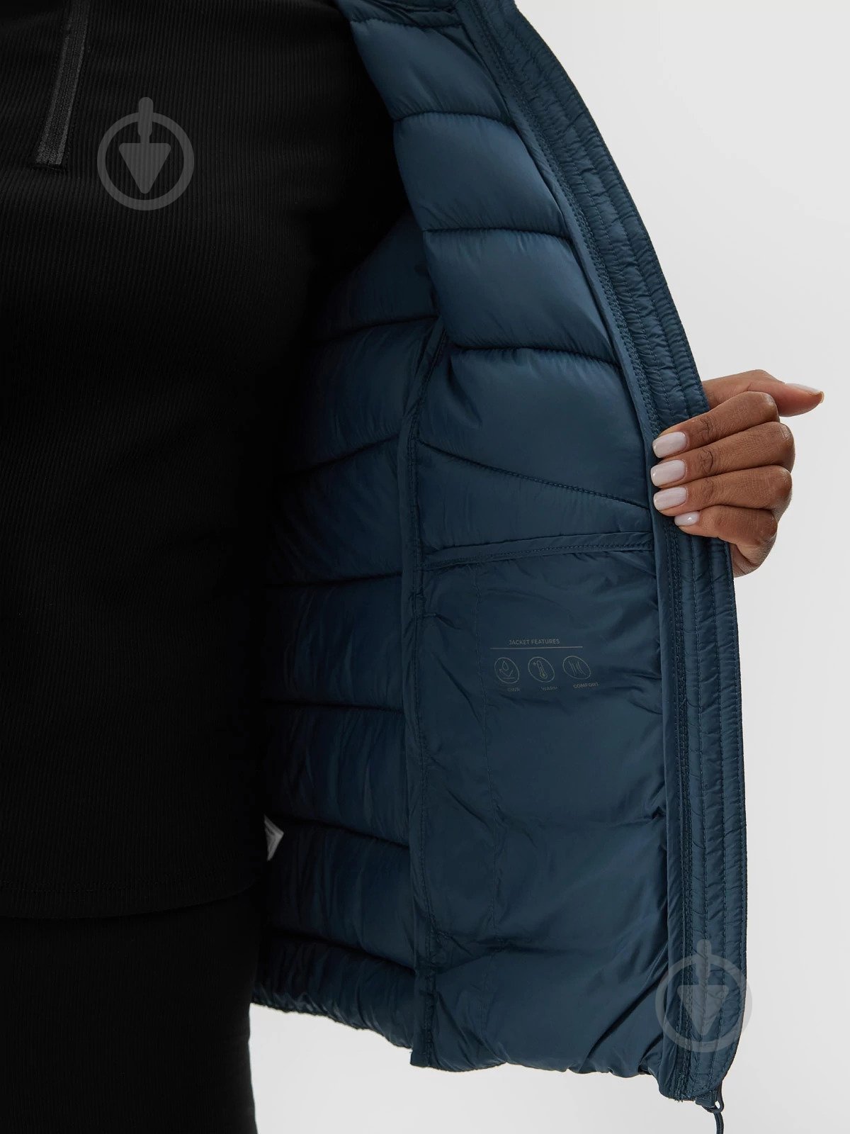 Куртка 4F DOWN JACKET F197 4FSS23TDJAF197-46S р.XS синяя - фото 5 Куртка 4F DOWN JACKET F197 4FSS23TDJAF197-46S р.XS синяя - фото 5