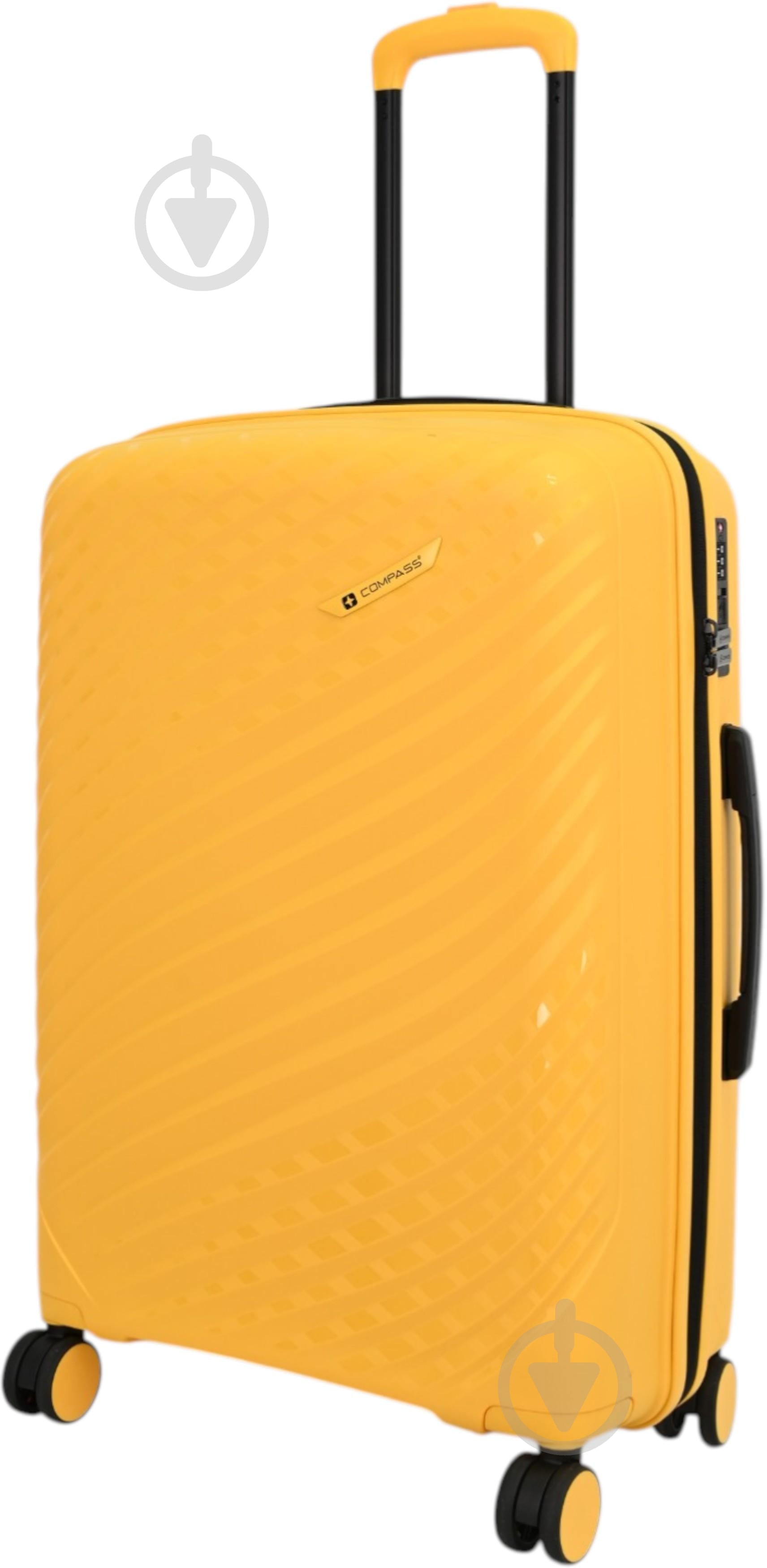 Чемодан Compass MS-2729 M 52 л желтый - фото 4 Чемодан Compass MS-2729 M 52 л желтый - фото 4