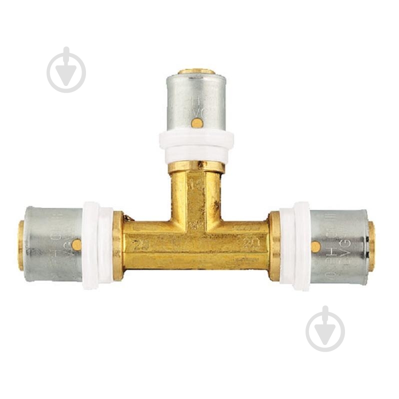 Тройник-пресс Herz 26х26х26 (P722600) - фото 1 Тройник-пресс Herz 26х26х26 (P722600) - фото 1