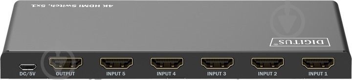 Сплітер Digitus (DS-55332) UHD HDMI (INx5 - OUTx1) 4K - фото 4 Сплітер Digitus (DS-55332) UHD HDMI (INx5 - OUTx1) 4K - фото 4