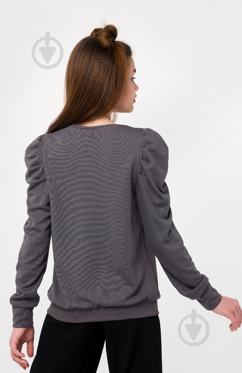 Свитшот для девочки Smil р.164 серый 116505 - фото 3