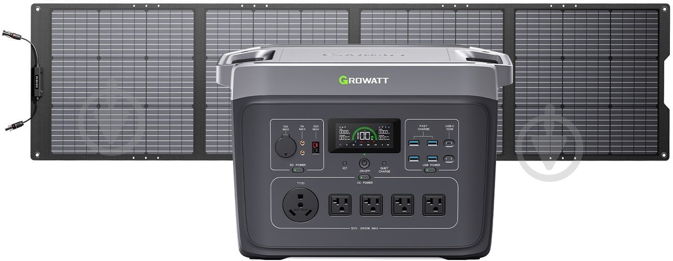 Зарядная станция Growatt INFINITY 2000 PRO (2048 Вт·ч) - фото 7 Зарядная станция Growatt INFINITY 2000 PRO (2048 Вт·ч) - фото 7
