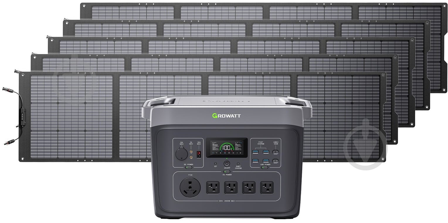 Зарядная станция Growatt INFINITY 2000 PRO (2048 Вт·ч) - фото 11 Зарядная станция Growatt INFINITY 2000 PRO (2048 Вт·ч) - фото 11