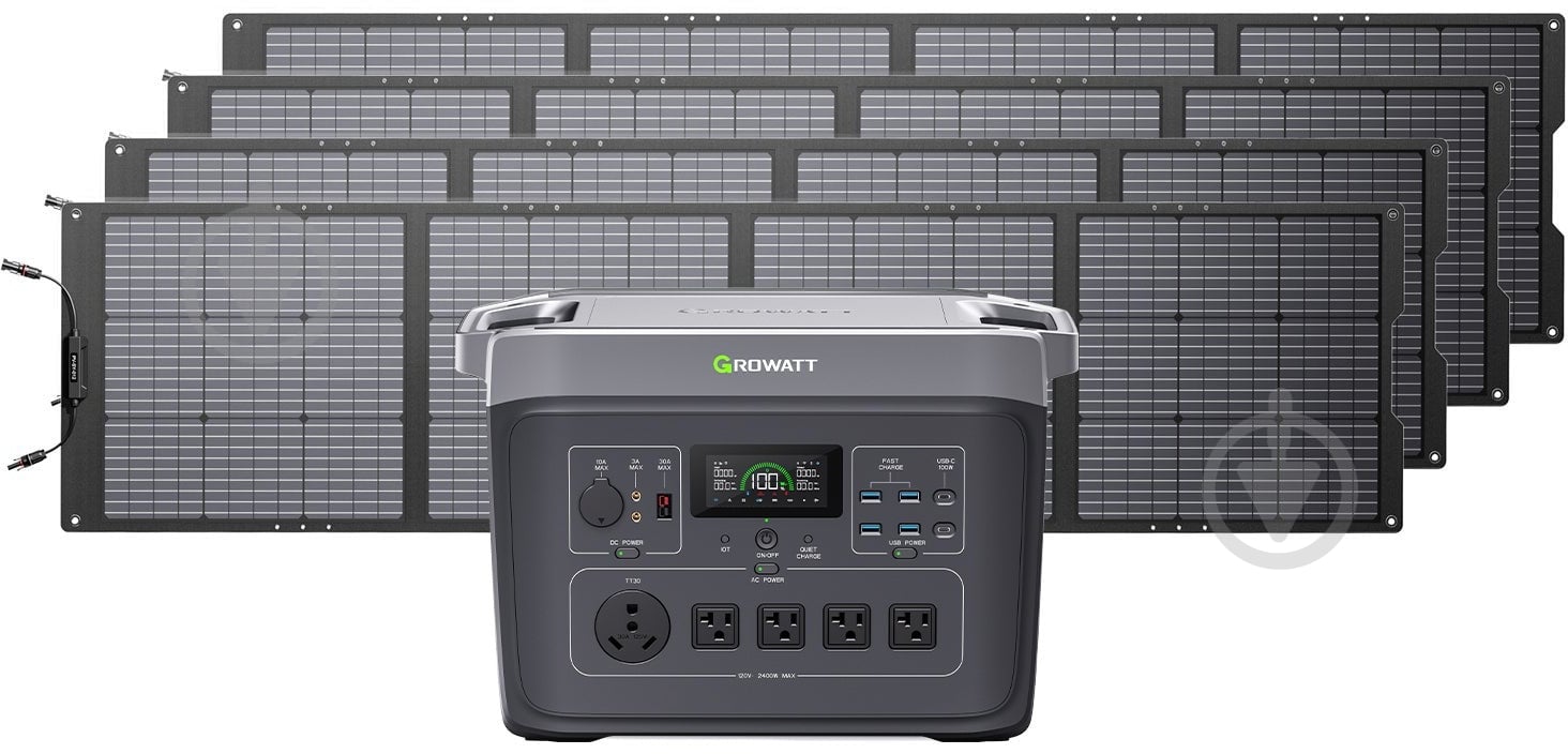 Зарядная станция Growatt INFINITY 2000 PRO (2048 Вт·ч) - фото 10 Зарядная станция Growatt INFINITY 2000 PRO (2048 Вт·ч) - фото 10