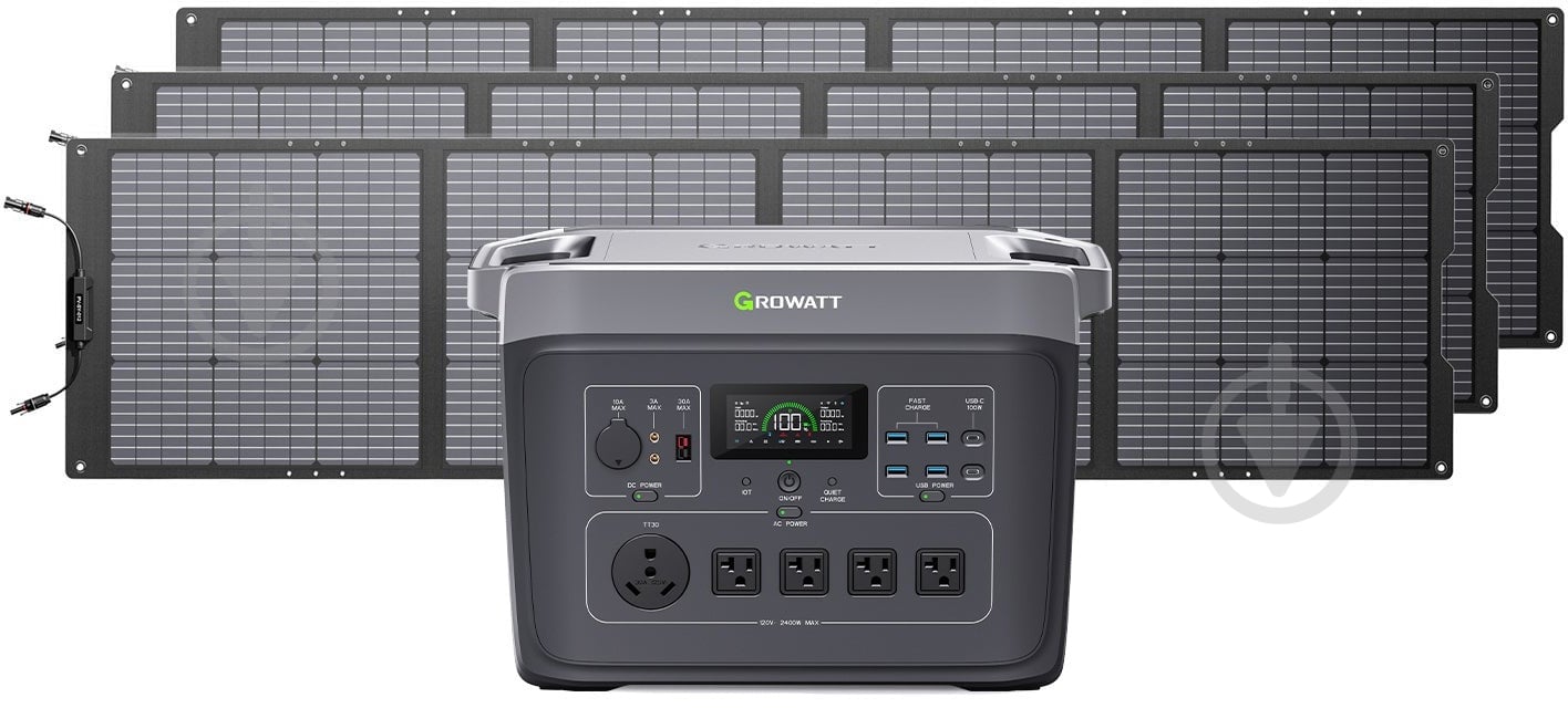 Зарядная станция Growatt INFINITY 2000 PRO (2048 Вт·ч) - фото 9 Зарядная станция Growatt INFINITY 2000 PRO (2048 Вт·ч) - фото 9