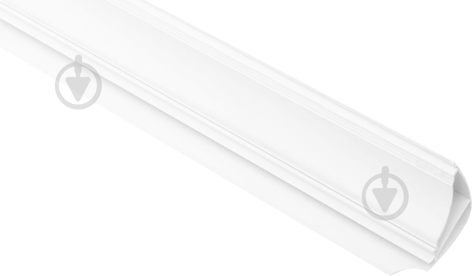 Профиль-плинтус Panelit ПВХ сніжно-білий 3 м - фото 1