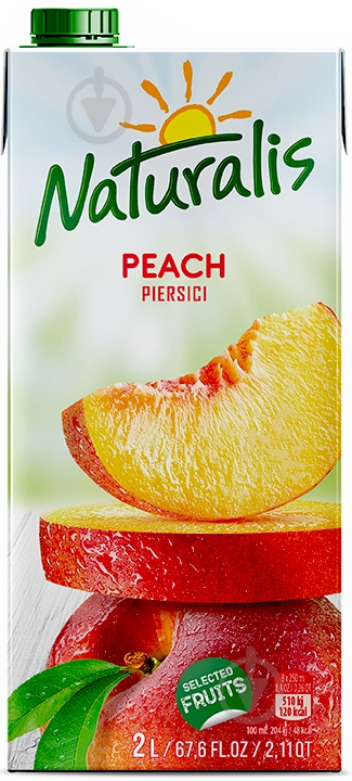 Нектар Naturalis персиковый 2л - фото 1 Нектар Naturalis персиковый 2л - фото 1