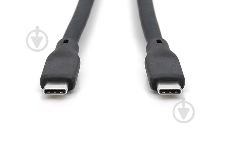 Кабель Digitus Type-C - Type-C Data/Charge USB 3.2 Gen2 10G 100W 4K 1 м черный (AK-300342-010-S) - фото 3