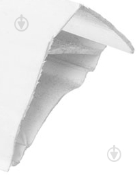 Профиль-плинтус ПВХ 3м снежно-белый - фото 1