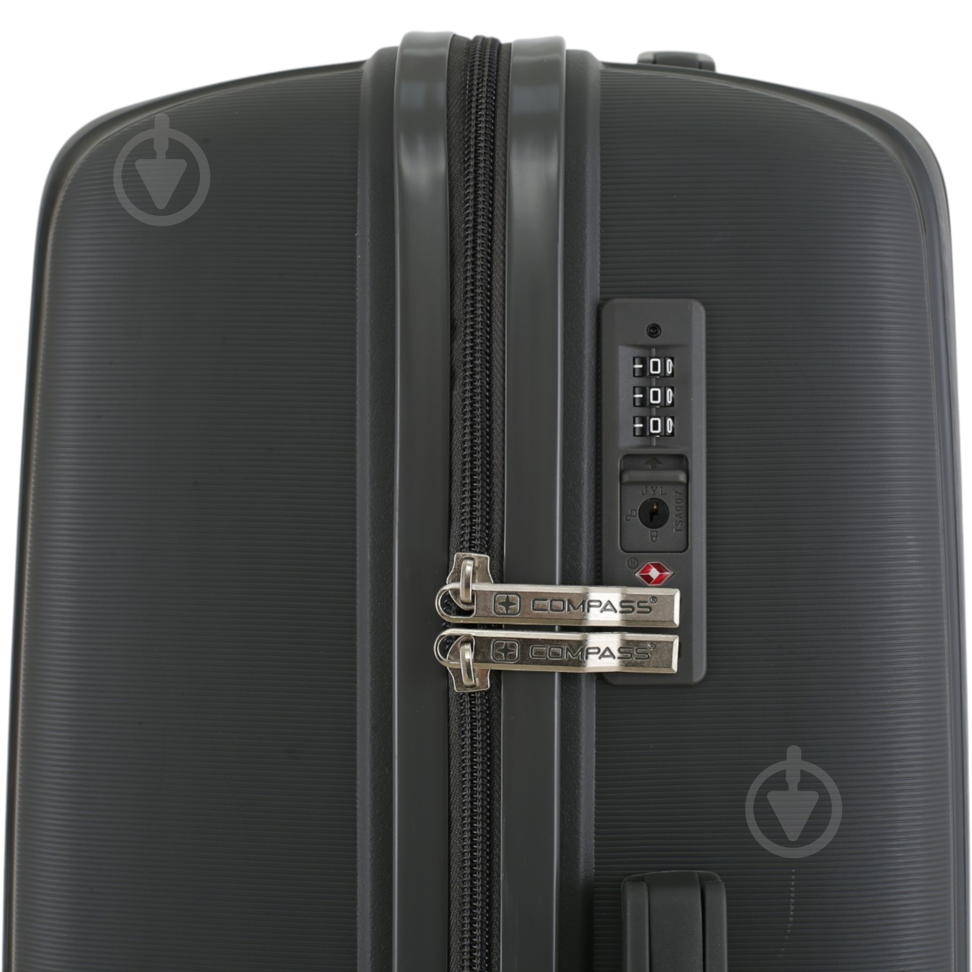 Чемодан Compass 63 л графит PP-849 60x42x25 см M - фото 10 Чемодан Compass 63 л графит PP-849 60x42x25 см M - фото 10