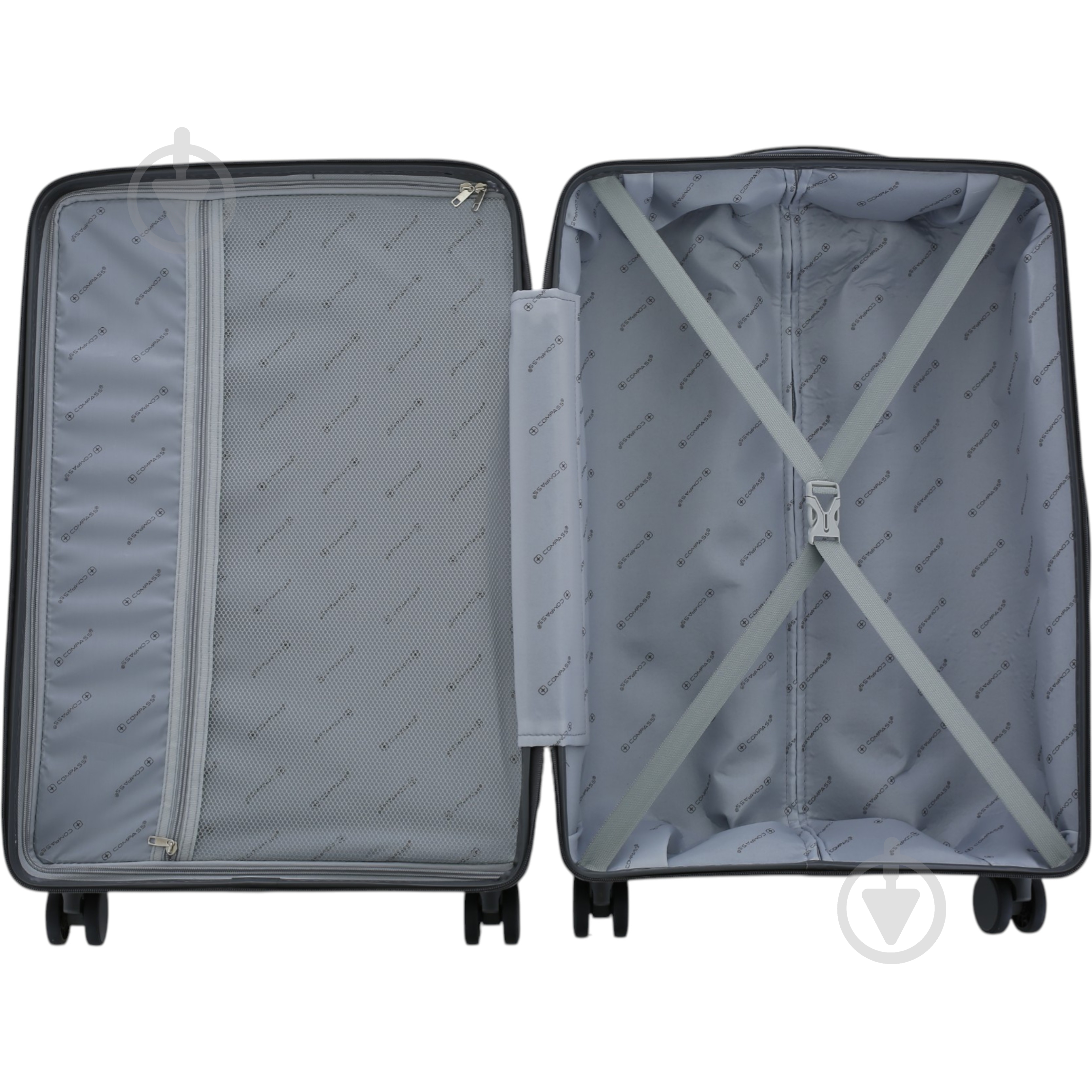 Чемодан Compass 63 л графит PP-849 60x42x25 см M - фото 14 Чемодан Compass 63 л графит PP-849 60x42x25 см M - фото 14