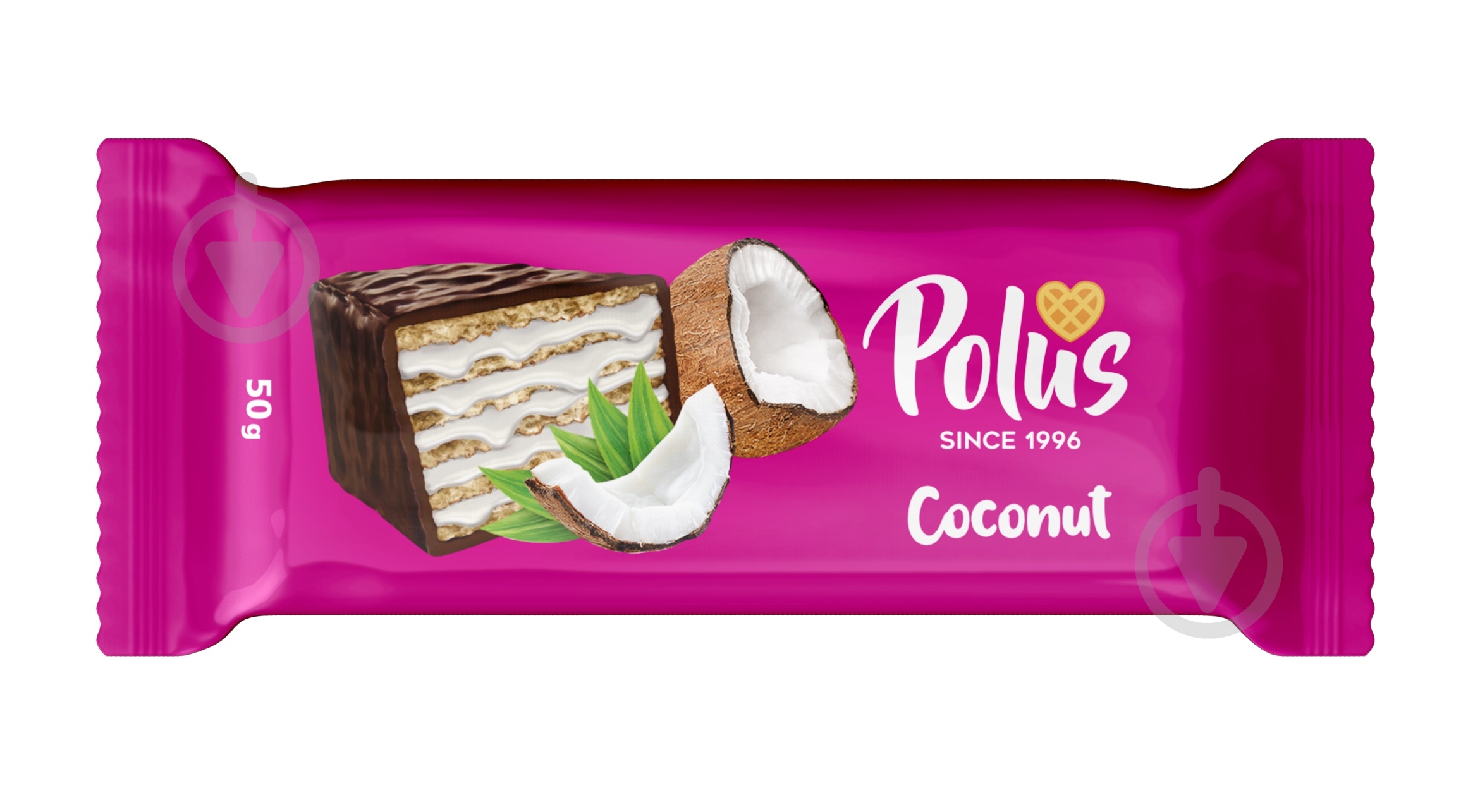 Батончик вафельный Кокос 50 г - фото 1 Батончик вафельный Кокос 50 г - фото 1