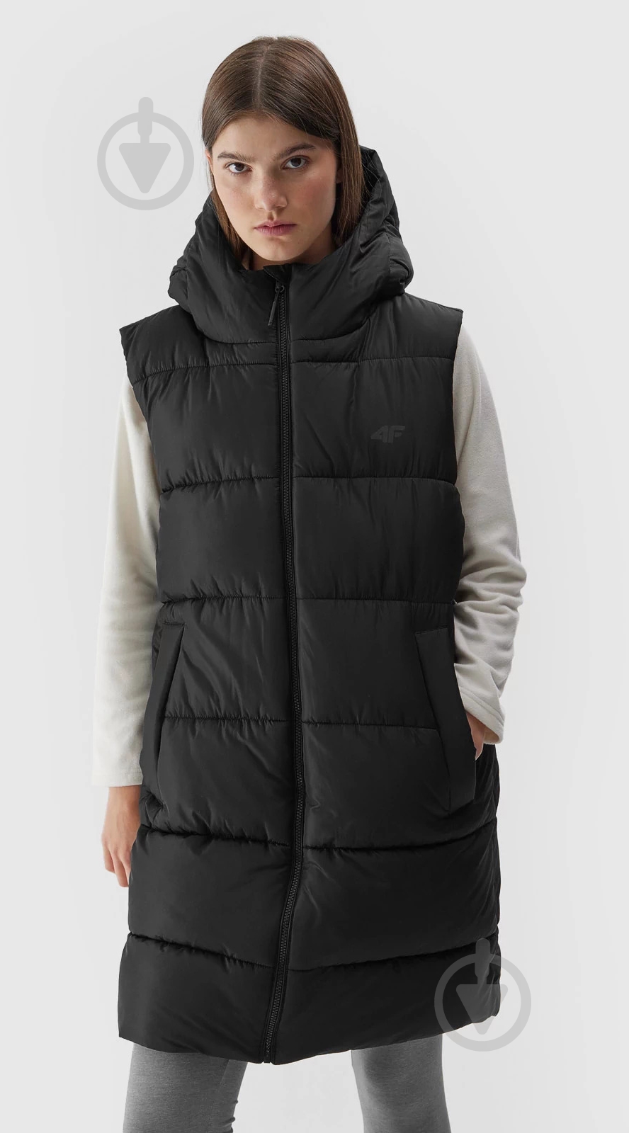 Жилет 4F VEST JACKET F065 4FRAW23TVJAF065-20S р.XS чорний - фото 3 Жилет 4F VEST JACKET F065 4FRAW23TVJAF065-20S р.XS чорний - фото 3