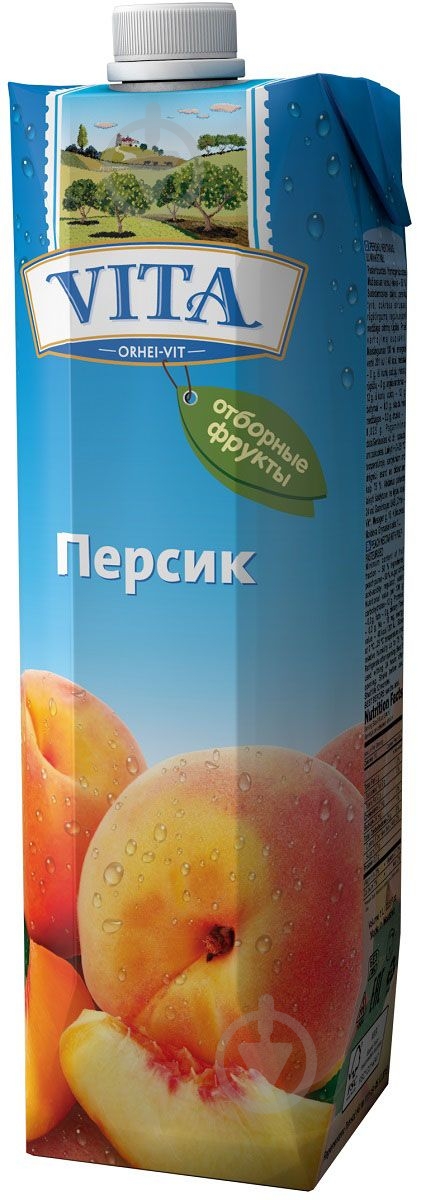 Нектар Vita персиковый 1л - фото 1