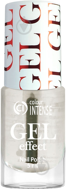 Лак для нігтів Colour Intense Gel Effect 65 Top coat 2 5 мл - фото 1