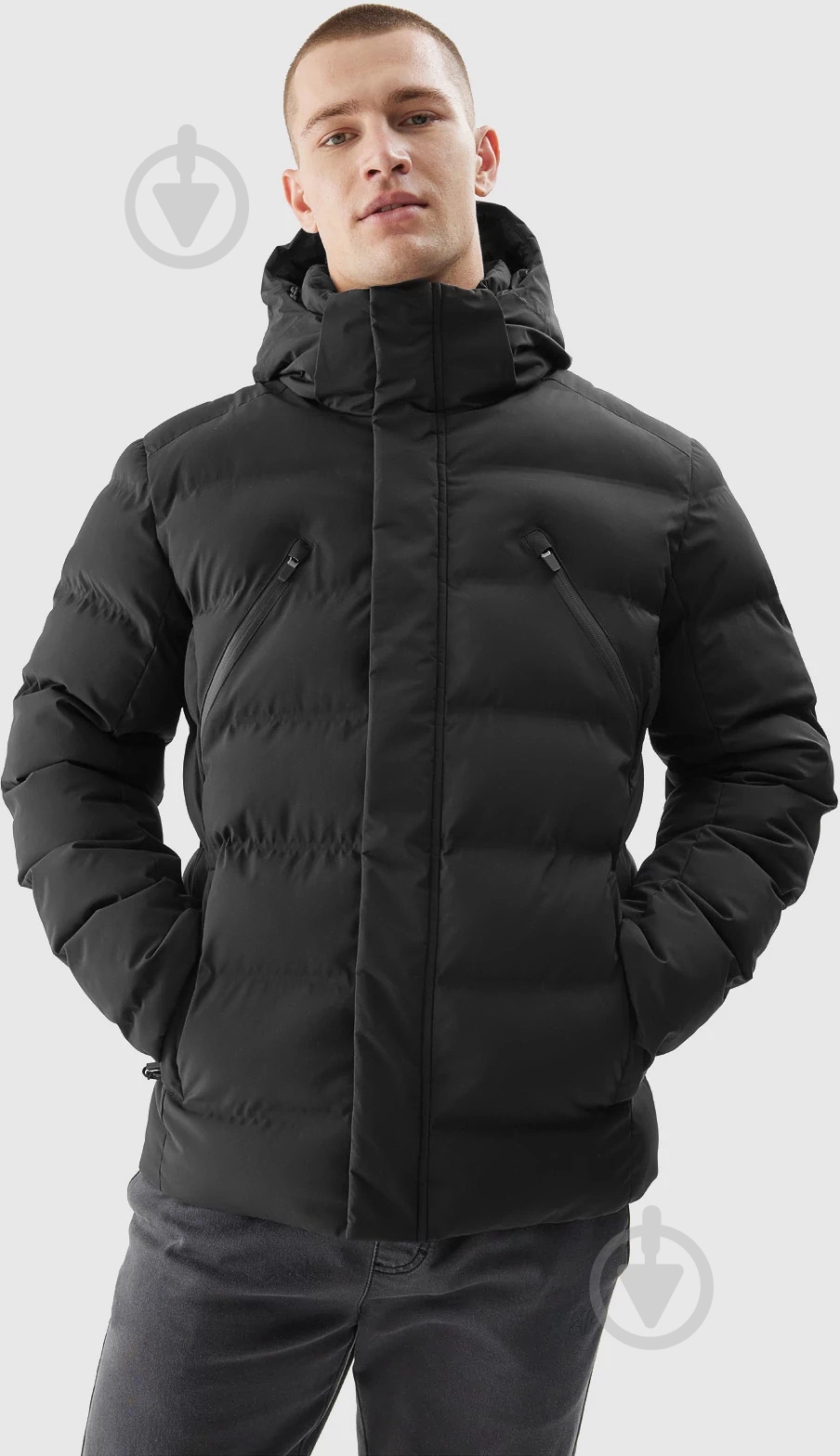 Пуховик мужской зимний 4F DOWN JACKET M438 4FRAW23TDJAM438-20S р.L черный - фото 1 Пуховик мужской зимний 4F DOWN JACKET M438 4FRAW23TDJAM438-20S р.L черный - фото 1