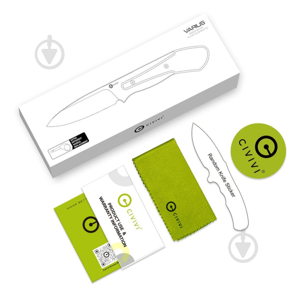 Ніж Civivi Full-Tang Varius, коричневый C22009D-2 - фото 5 Ніж Civivi Full-Tang Varius, коричневый C22009D-2 - фото 5