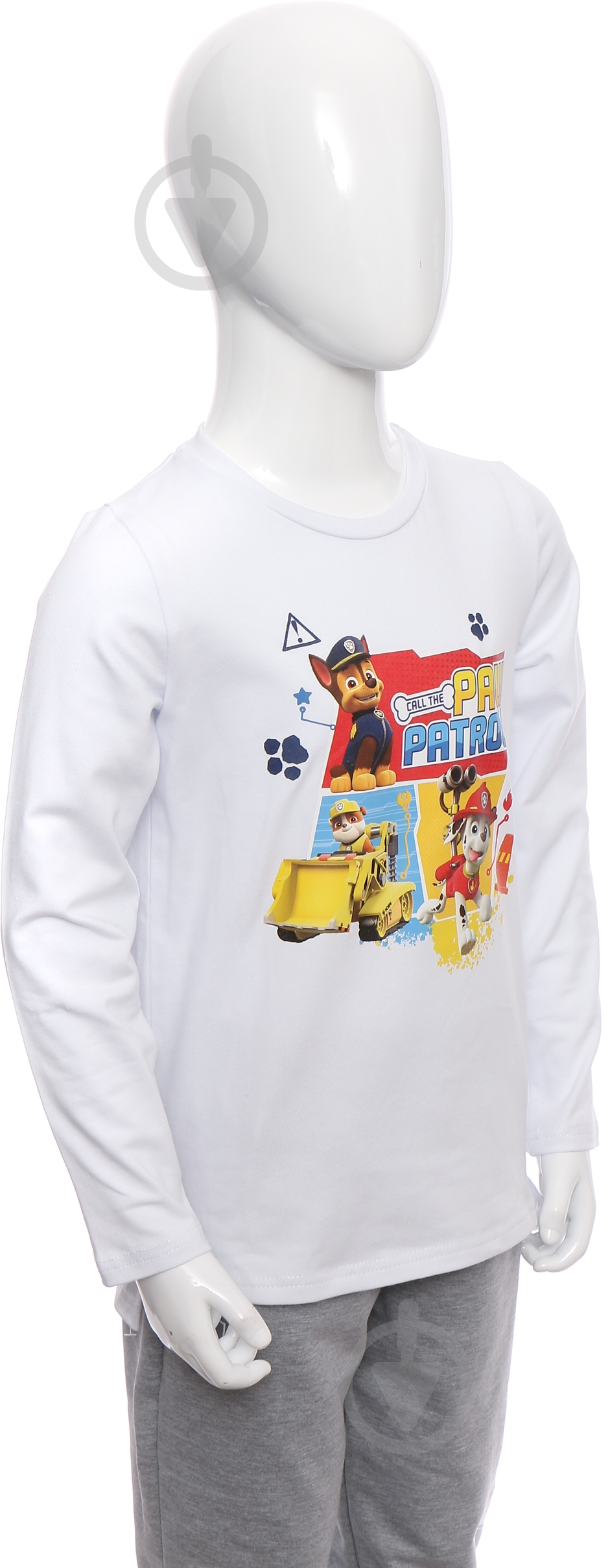 Реглан для мальчика Соня Paw Patrol р.98 белый Н0065 - фото 2