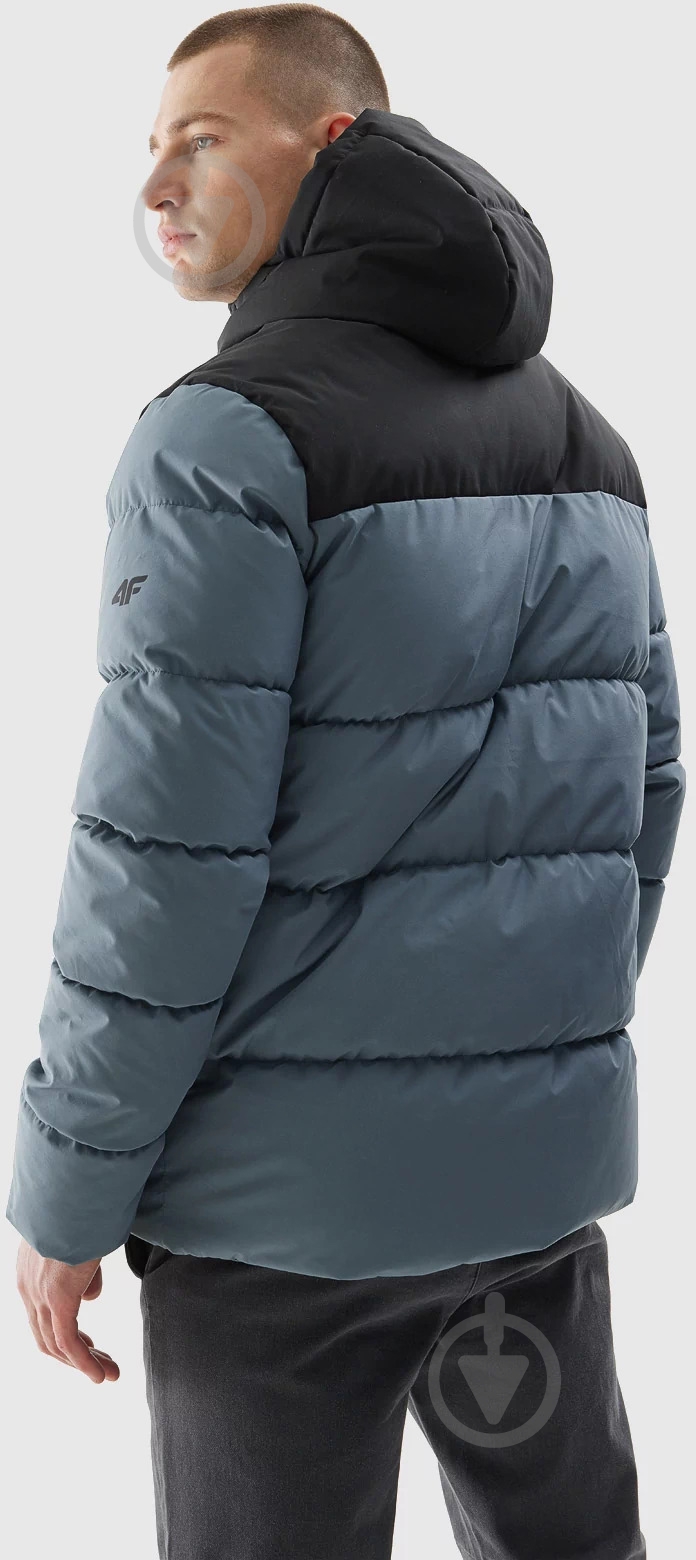 Пуховик мужской зимний 4F DOWN JACKET M299 4FRAW23TDJAM299-46S р.M синий - фото 2 Пуховик мужской зимний 4F DOWN JACKET M299 4FRAW23TDJAM299-46S р.M синий - фото 2